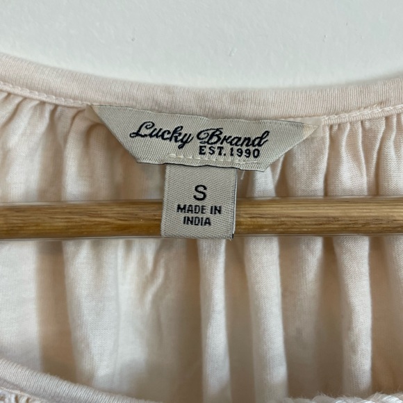 Lucky Brand🍀 peasant Top size S - Picture 3 of 9